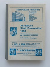Adreßbuch stadt frankenthal - stadt,