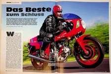 Motorrad Classic 1997) Ducati 1000 Mike Hailwood Replica mit 76PS in einer selte