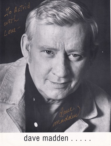 Dave madden originalautogramm - dave,