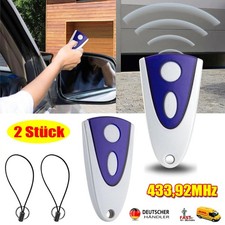 2x Garagentor Fernbedienung für Novoferm Novotron 502 MAX43-2 Handsender 433MHz
