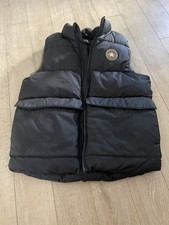 CONVERSE Jungen Winter Weste Jacke SCHWARZ  - Gr. L 152 158 164 / 12 - 13 Jahre