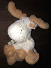 Fruttini Kuscheltier Plüschtier Stofftier Hirsch Rentier Schal Weiß Geweih Braun