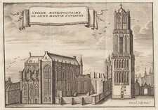 Niederlande Utrecht Original Kupferstich Les Delices 1769