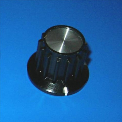Drehknopf schwarz 6mm - -,