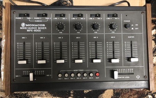 Monacor mpx 6000 mixer - monacor, mpx-6000