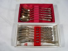 ORIGINAL WMF KUCHENGABELN+KAFFELÖFFEL SET 12 TEILG ANTIKO 100 HARTVERSILBERT