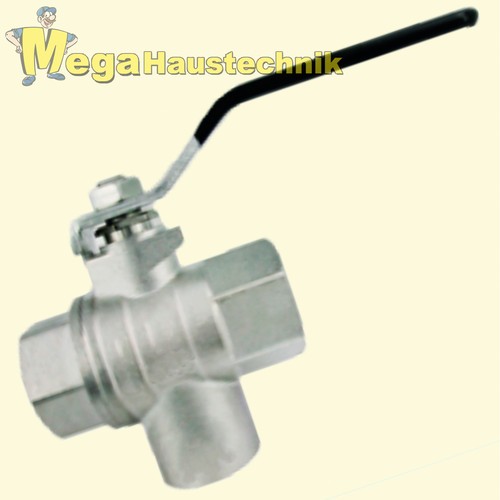 Wege kugelhahn aus messing - 3-wege,