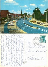 Papenburg (Ems) Strassen Partie Auto Verkehr   Volkswagen VW Käfer  1973