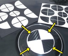 3D CARBON AUFKLEBER Emblem