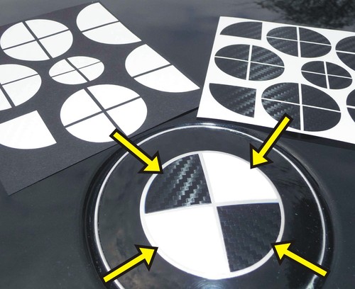 Carbon aufkleber emblem - 3d,