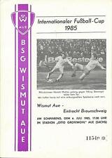 Wismut Aue- Eintracht Braunschweig 6.07.1985