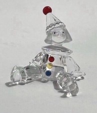 Swarovski  Figur sitzender Clown, Junge, Puppe ca. 56 mm. groß im Top Zustand!