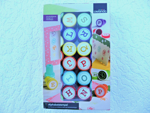 Stempel set buchstaben aus - stempel,