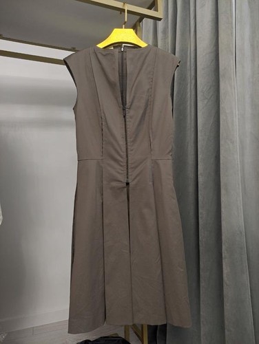 Women akris dress khaki cotton - women,