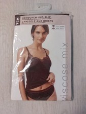 TCM Tchibo Unterhemdchen & Slip SET Unterwäsche Gr. 38/40  Farbe Burgunder NEU !