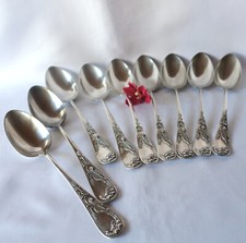 6 + 3 art nouveau Löffel