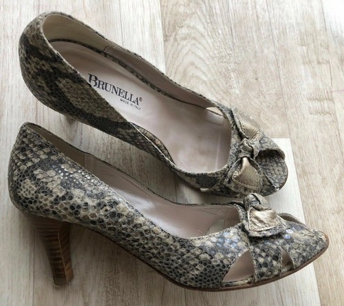 Elegante brunella echt leder - echt,