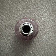 Pandora Charm Murano Glas 925 Silber  Ros