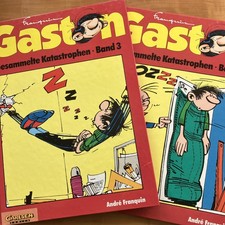 Gaston Gesammelte Katastrophen Nr.2+3/ 1993 Carlsen HC / André Franquin