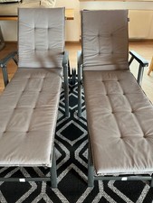 Liegen für Garten,Terasse,   Neuwertig mit Auflagen und Teppich