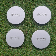 4x Saab Nabenkappe 56mm Nabendeckel Felgendeckel 8677403