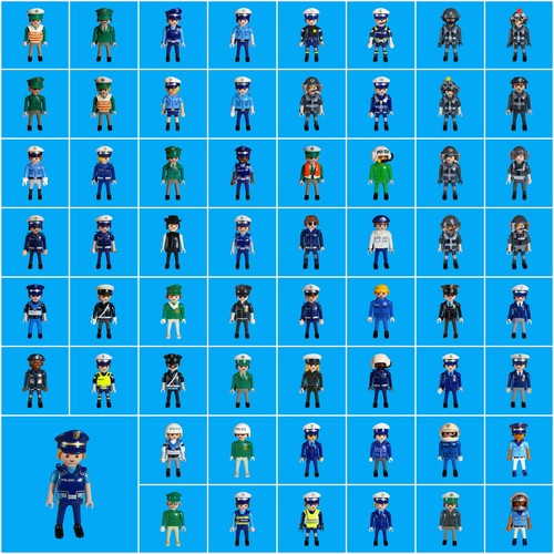 Playmobil figur polizei - -,