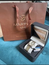 Damenarmbanduhr Gold Silber