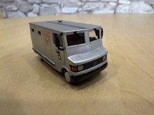 Preiser 1:87 MB Geldtransporter, silber, gebraucht