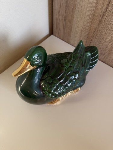 Große porzellan ente - porzellan,