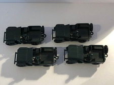 4 Siku-Plastik Modelle V 092 Militär Jeep