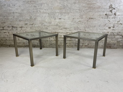 Paar mid century glastische - glastische, /