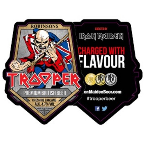 Bierdeckel x10 iron maiden - iron,