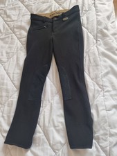 HKM Kleinkinder - Mädchen-Reithose, Gr. 122, Farbe schwarz, tadelloser Zustand