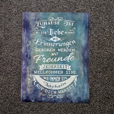 LEINWAND BILD Spruch 30 x 40