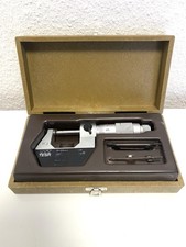 TESA Mikrometer / Bügelmessschraube 0-25mm 0,01 / In Holzbox ✅