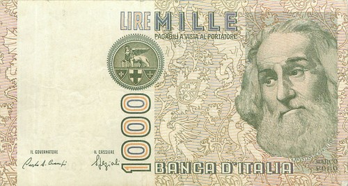 Italien italy 1000 lire - /,