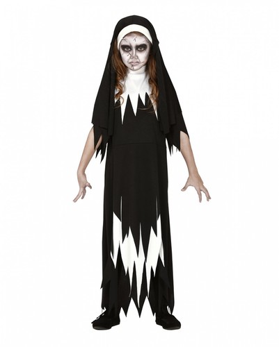 Zombie nonne kinder kostüm - kinder,