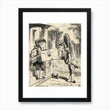 Fisch Lakaien Kunstdruck