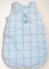 Petit Bateau Schlafsack blau/ Karo  Neu!