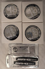 AMG AFFALTERBACH Special Edition Nabenkappen Set + 2 Kotflügel Empleme, NEU+OVP