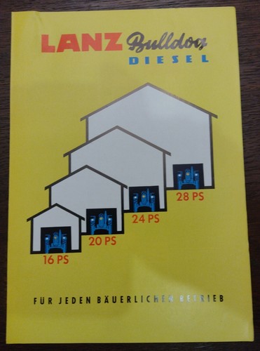 Original lanz verkaufsprospekt - lanz,