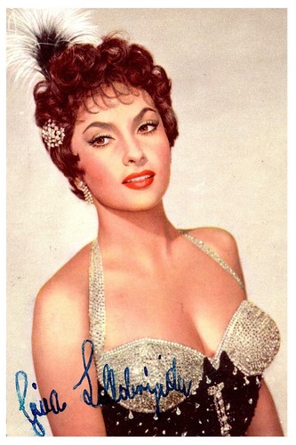 Gina lollobrigida autogramm - gina, lollobrigida++autogramm++