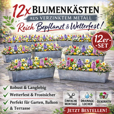 12er set zink paletten - set,