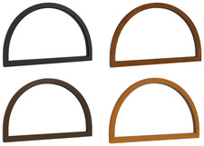 Kunststoff Rundbogenfenster