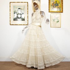 Vintage 1980s Frank Usher Lace