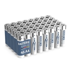 ANSMANN Batterien AA Alkaline Größe LR6 - (40 Stück) umweltschonende Verpackung