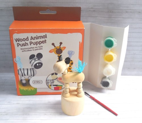 Holztier schiebepuppe hund - holztier,