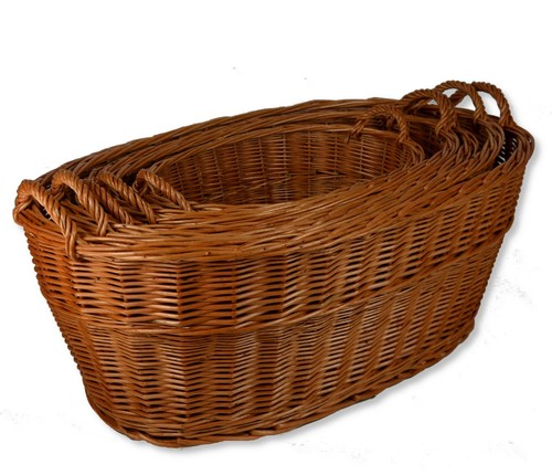Wäschekorb oval 5 - wäschekorb,