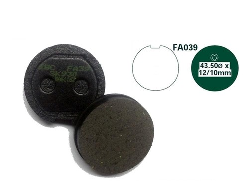 Ebc bremsbeläge fa039 für - bremsbeläge,