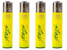 CLIPPER Feuerzeug Lighter Gas Collection Flint 4 Set -FFX Purize Gelb-